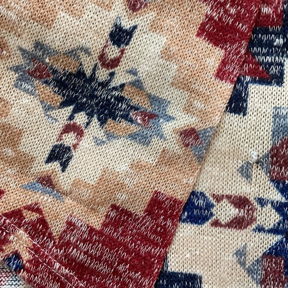 Jody California Vintage 90s Cardigan Sweater Western Bohemian Large - Picture 12 of 12